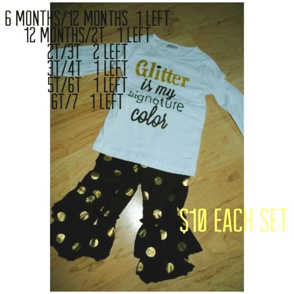 Other - Girls Glitter Outfit